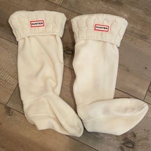 Cable knit hunter boot inserts
